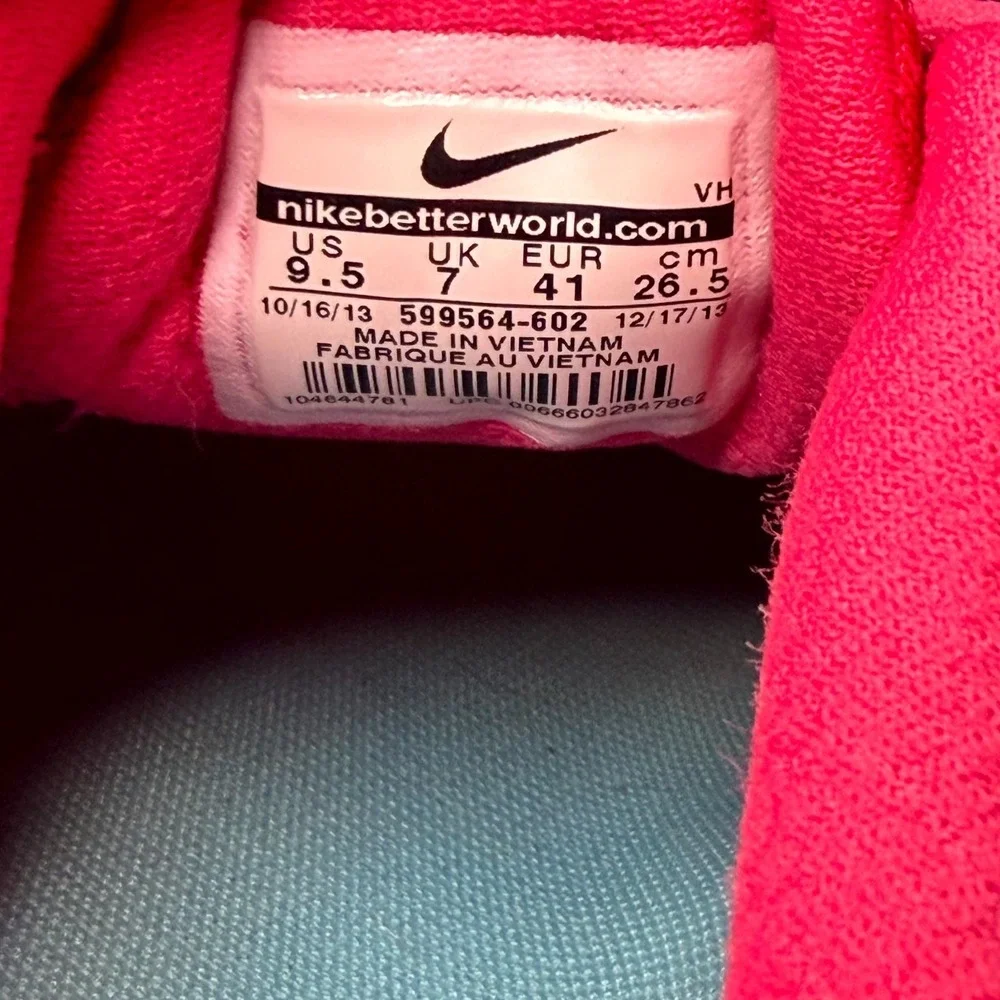 Nike Dual Fusion Run 2‎ 599564-602 Womens US 9.5 Running Shoes Pink Sneakers